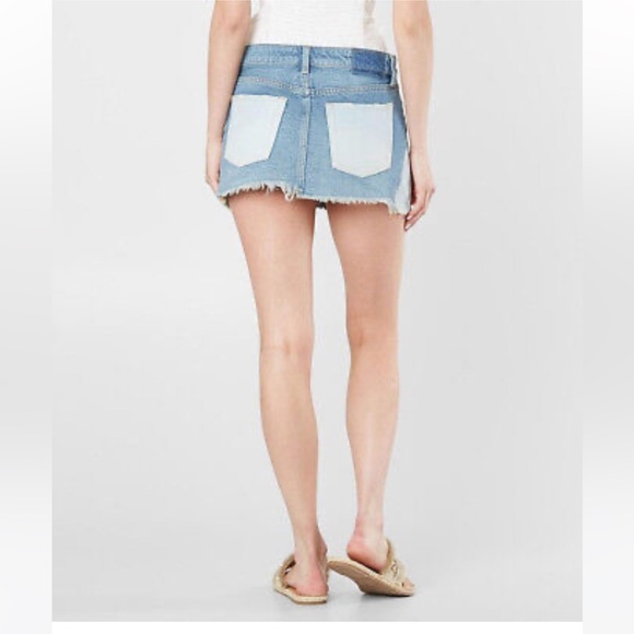 We The Free By Free People Patchwork Mini Denim Skirt - Picture 4 of 14